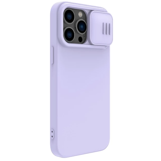Чехол Nillkin Camshield Silky для iPhone 14 Pro Max Misty Purple (6902048249363)