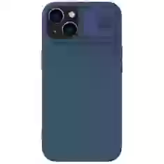 Чехол Nillkin Camshield Magnetic Silicone для iPhone 14 Blue with MagSafe (6902048249387)