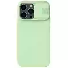 Чехол Nillkin Camshield Magnetic Silicone для iPhone 14 Pro Green with MagSafe (6902048249431)