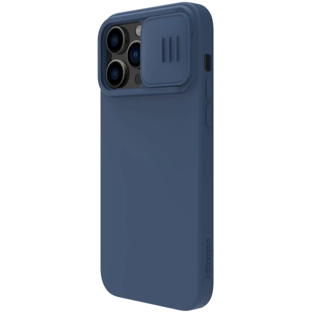 Чехол Nillkin Camshield Magnetic Silicone для iPhone 14 Pro Max Blue with MagSafe (6902048249509)