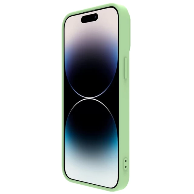 Чехол Nillkin Camshield Magnetic Silicone для iPhone 14 Pro Max Green with MagSafe (6902048249516)