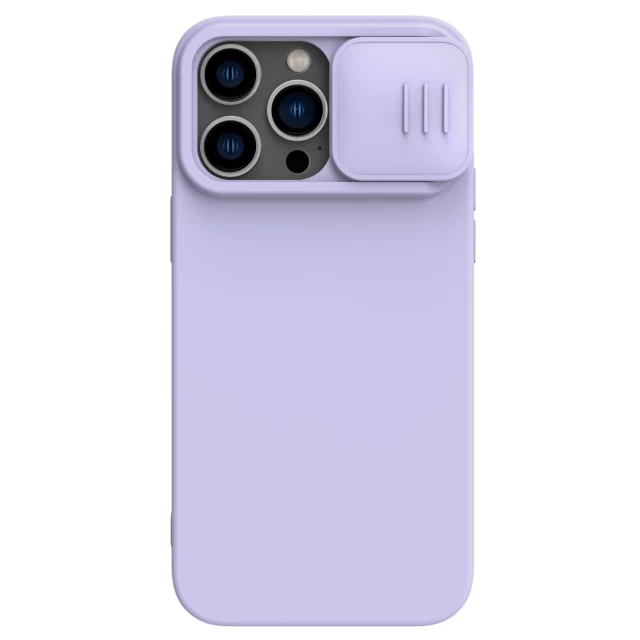 Чехол Nillkin Camshield Magnetic Silicone для iPhone 14 Pro Max Purple with MagSafe (6902048249523)