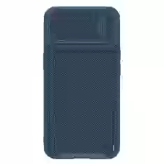 Чехол Nillkin Textured S для iPhone 14 Blue with MagSafe (6902048249547)