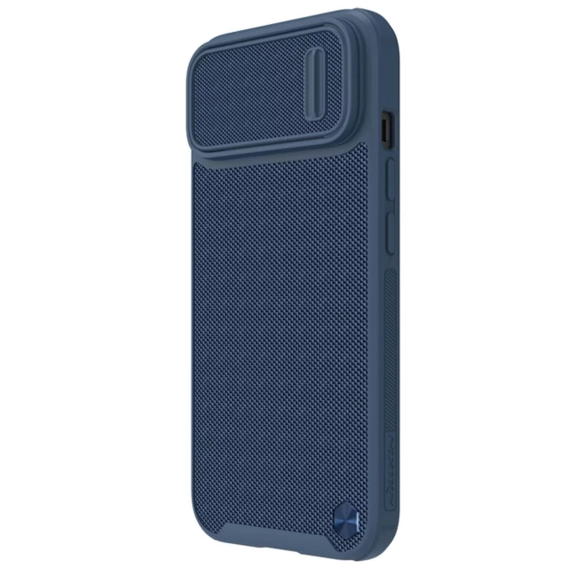 Чохол Nillkin Textured S для iPhone 14 Blue with MagSafe (6902048249547)