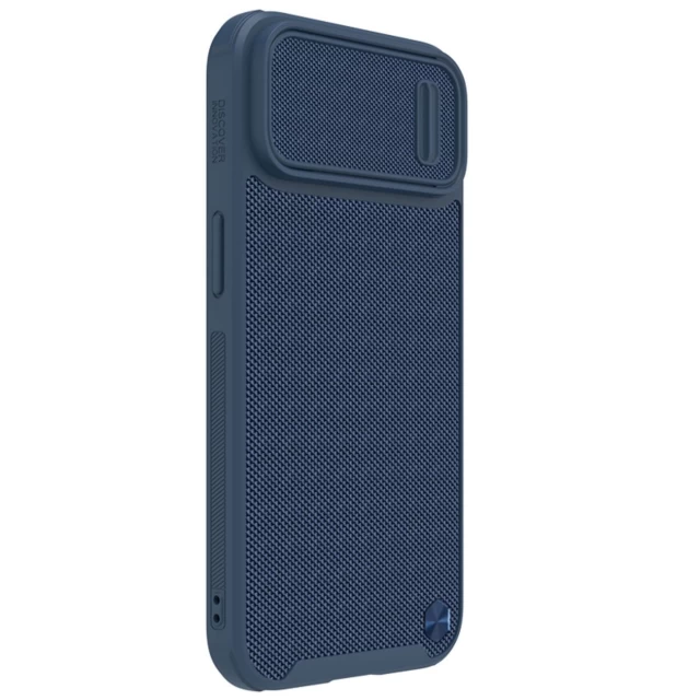 Чохол Nillkin Textured S для iPhone 14 Blue with MagSafe (6902048249547)