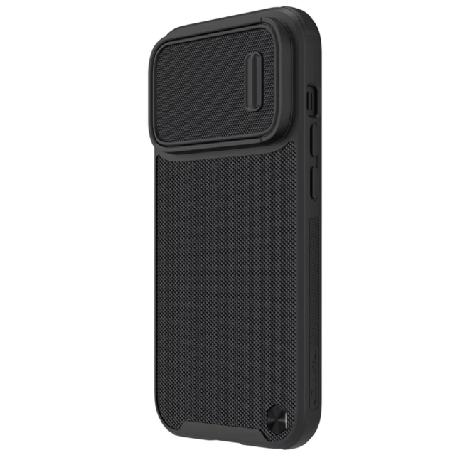Чохол Nillkin Textured S для iPhone 14 Pro Black with MagSafe (6902048249561)