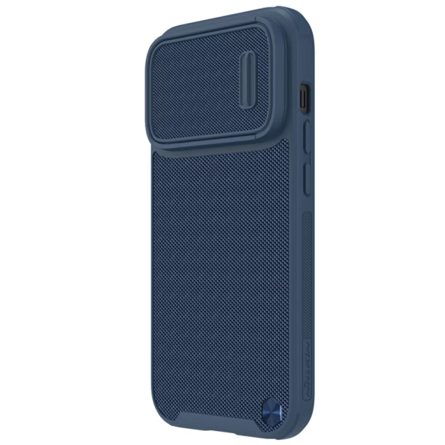 Чехол Nillkin Textured S для iPhone 14 Pro Max Blue with MagSafe (6902048249639)