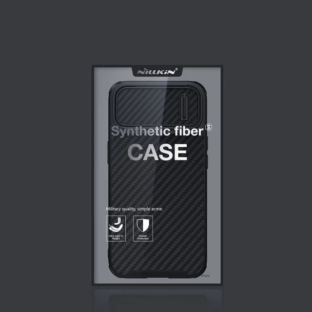 Чохол Nillkin Synthetic Fiber S для iPhone 14 Black (6902048249776)