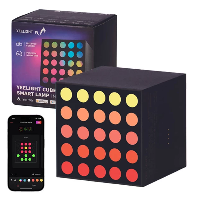 Умная лампа Yeelight Smart Cube Light Matrix (YLFWD-0007)
