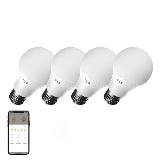 Розумна лампочка Yeelight W4 E27 (Dimmable) (4 pack) (YLQPD-0012-4pc)