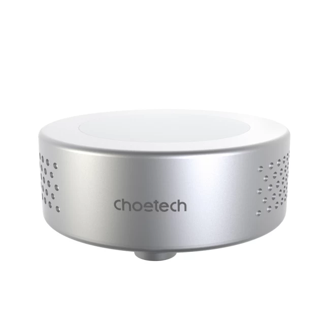 Бездротовий зарядний пристрій Choetech 15W Silver with MagSafe (T593-F)