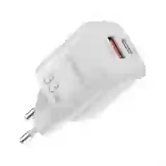 Мережевий зарядний пристрій Choetech QC 33W USB-C | USB-A White (PD5006-EU-WH)