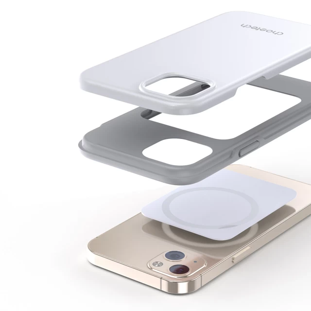 Чехол Choetech MFM Anti-Drop Case для iPhone 13 mini White with MagSafe (PC0111-MFM-WH)