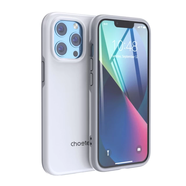 Чохол Choetech MFM Anti-Drop Case для iPhone 13 Pro White with MagSafe (PC0113-MFM-WH)