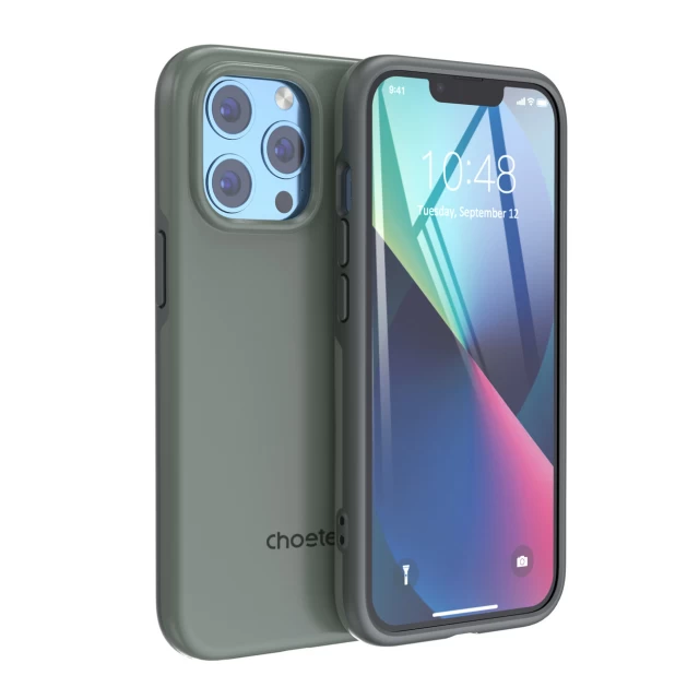 Чехол Choetech MFM Anti-Drop Case для iPhone 13 Pro Green with MagSafe (PC0113-MFM-GN)