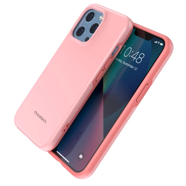 Чохол Choetech MFM Anti-Drop Case для iPhone 13 Pro Pink with MagSafe (PC0113-MFM-PK)