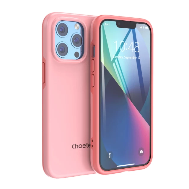 Чехол Choetech MFM Anti-Drop Case для iPhone 13 Pro Max Pink with MagSafe (PC0114-MFM-PK)