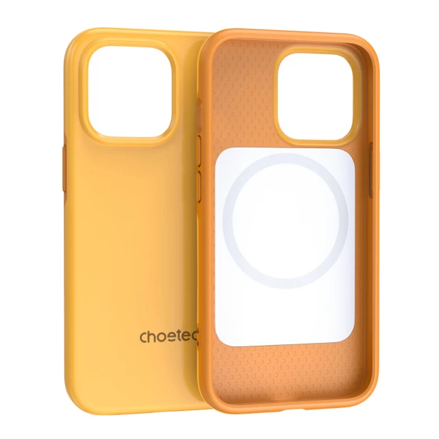 Чехол Choetech MFM Anti-Drop Case для iPhone 13 Pro Max Orange with MagSafe (PC0114-MFM-YE)