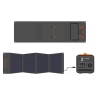 Складное солнечное зарядное устройство Choetech USB-C/USB-A 120W Black (01.01.04.XX-SC008-V2-BK)