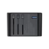 Сетевое зарядное устройство Choetech Universal GaN Travel FC 65W 2xUSB-C | USB-A Black (PD5009-BK)