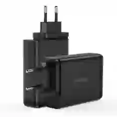 Сетевое зарядное устройство Choetech 140W 2xUSB-C | 2xUSB-A Black (01.01.02.XX-PD6005-EU-BK)