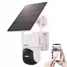 Камера на сонячній батареї Choetech with Android/iOS Control App White (ASC005)