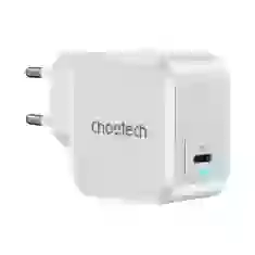 Сетевое зарядное устройство Choetech FC 45W USB-C White (01.01.02.XX-PD8007-EU-WH)
