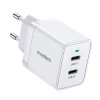 Сетевое зарядное устройство Choetech PD 40W 2xUSB-C White (01.01.02.XX-Q5006-EU)