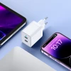 Мережевий зарядний пристрій Choetech PD 40W 2xUSB-C White (01.01.02.XX-Q5006-EU)