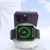 Тримач-підставка Choetech для індуктивного зарядного пристрою MagSafe/Apple Watch White (01.05.03.XX-H050-WH)