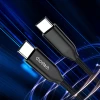 Кабель Choetech PD 3.1 USB-C to USB-C 240W 1m Black (01.02.03.XX-XCC-1035-BK)