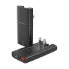 Мережевий зарядний пристрій Choetech GaN Slim PD 65W USB-C | USB-A Black (PD6011BK)