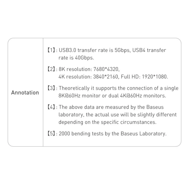 Кабель Baseus Flash USB-C to USB-C 1m Grey (CASS010014)