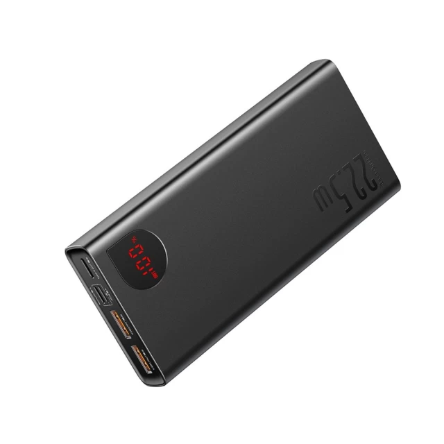 Портативний зарядний пристрій Baseus Adaman Metal Digital Display 20000 mAh 22.5W Black (PPAD000101)