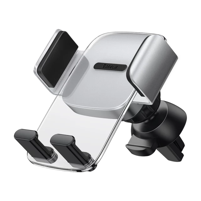 Автотримач Baseus 2-in-1 Easy Control Pro Clamp Car Mount Holder Silver (SUYK000012)