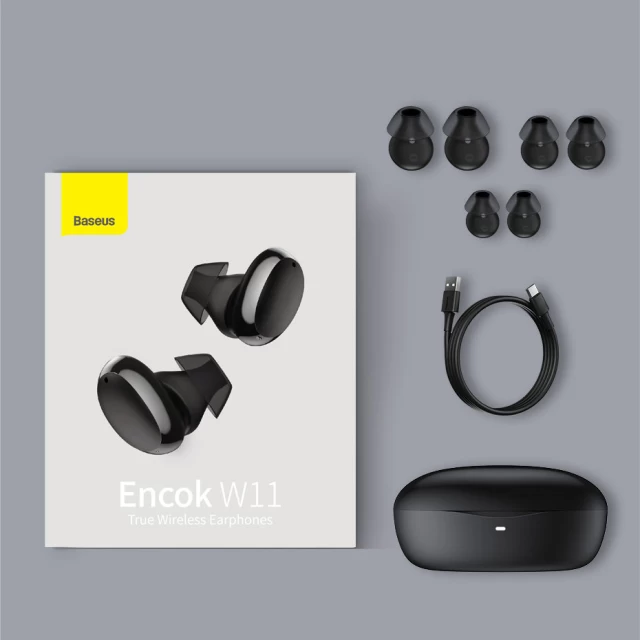 Навушники Baseus Encok W11 Black (NGTW060001)