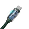 Кабель Baseus Display USB-A to USB-C 66W 2m Green (CASX020106)