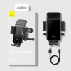 Автотримач Baseus Smart Solar Power Wireless Car Mount Electric Holder Black (SUZG000001)