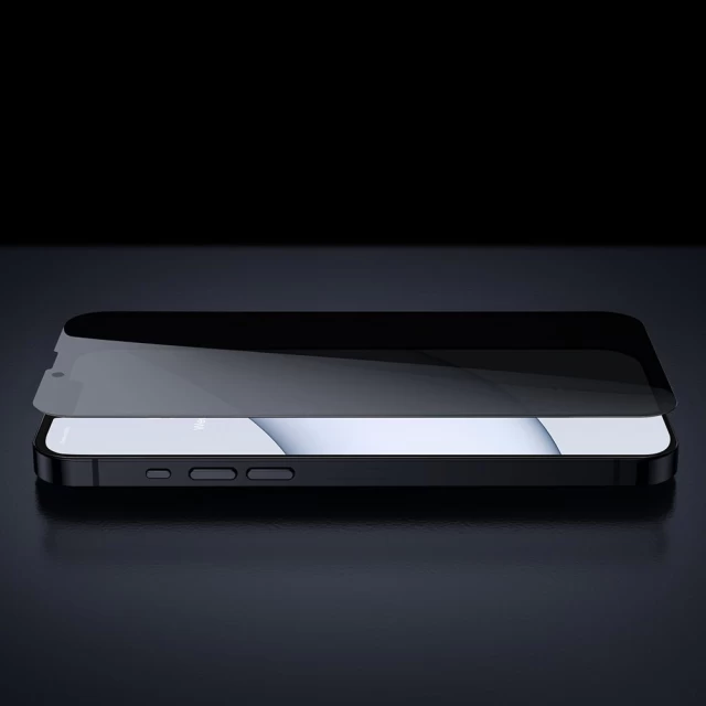 Защитное стекло Baseus Anti-Spy 0.23 mm для iPhone 13 Pro Max Black (2 Pack) (SGQP020501)
