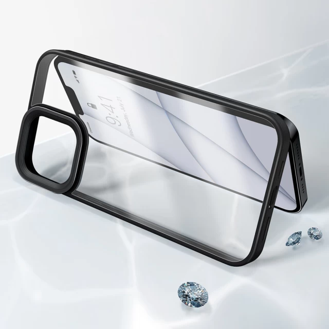 Чехол Baseus Crystal для iPhone 13 Pro Black (ARJT000101)