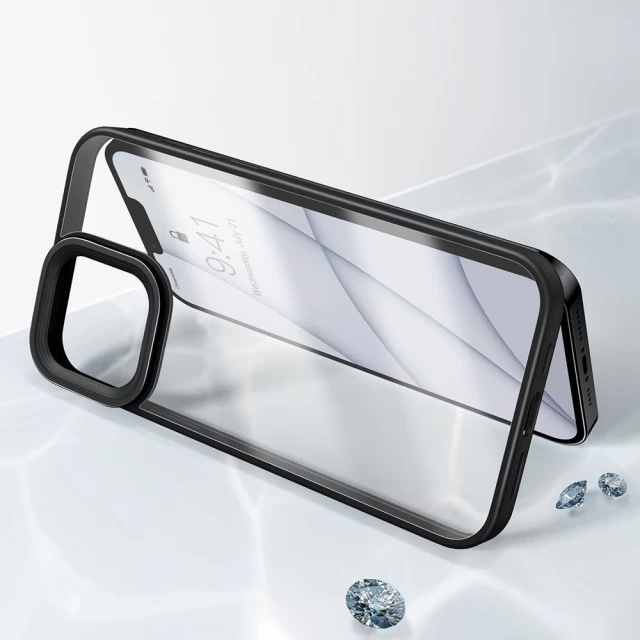 Чехол Baseus Crystal для iPhone 13 Pro Max Black (ARJT000201)