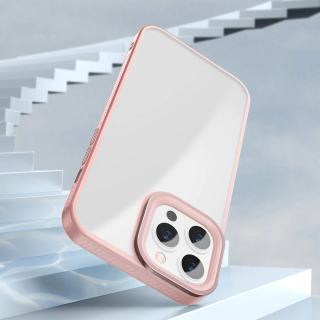 Чохол Baseus Crystal для iPhone 13 Pro Pink (ARJT001004)