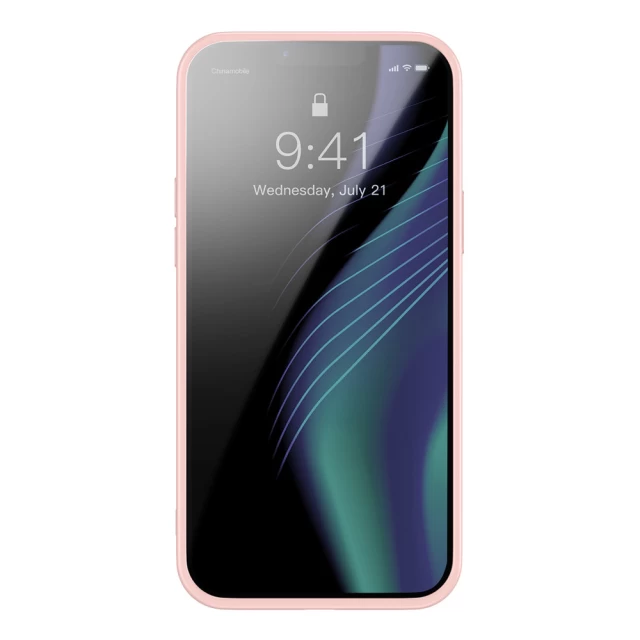 Чехол Baseus Crystal для iPhone 13 Pro Pink (ARJT001004)