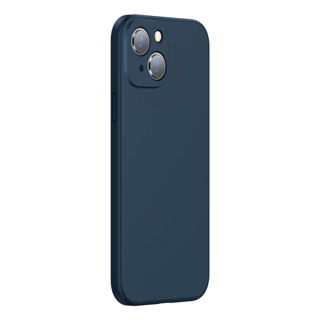 Чехол Baseus Liquid Silica Gel для iPhone 13 Blue (ARYT000603)