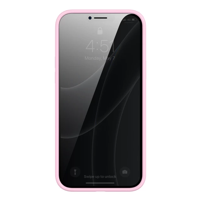 Чохол Baseus Liquid Silica Gel для iPhone 13 Pro Pink (ARYT001004)
