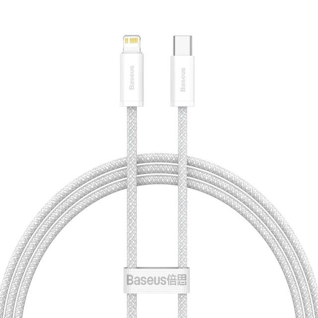 Кабель Baseus Dynamic Series USB-C to Lightning 1m White (CALD000002)