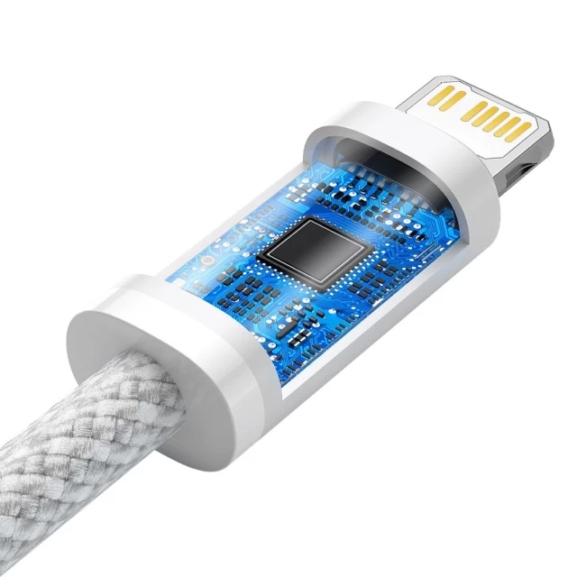 Кабель Baseus Dynamic Series USB-C to Lightning 1m White (CALD000002)