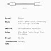 Кабель Baseus Dynamic Series USB-C to Lightning 2m Orange (CALD000107)