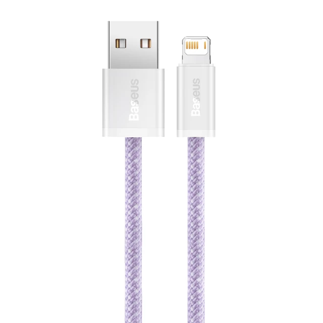 Кабель Baseus Dynamic USB-A to Lightning 2.4A 1m Purple (CALD000405)