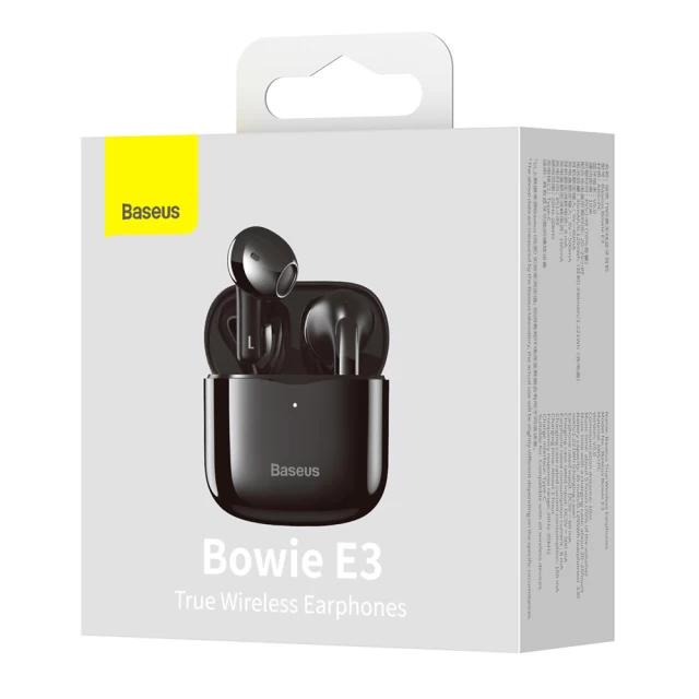 Навушники Baseus Bowie E3 Black (NGTW080001)